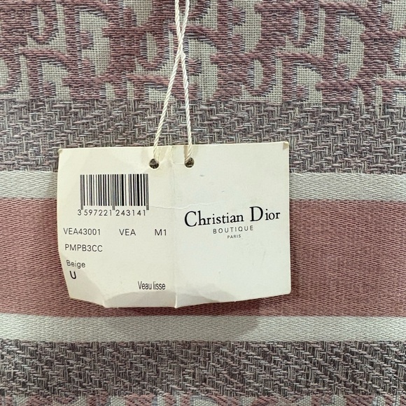 💫LARGE Dior💫 BOOK TOTE Pink Embroidery - Picture 2 of 7